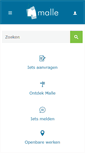 Mobile Screenshot of malle.be